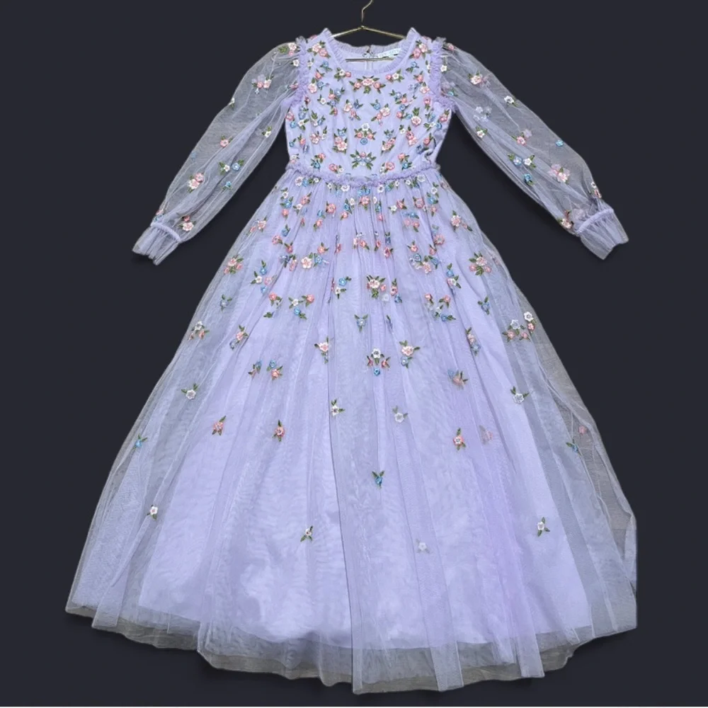 Ivy City Co. Embroidered Floral Tulle Gown – XS – NWOT - Picture 2 of 8